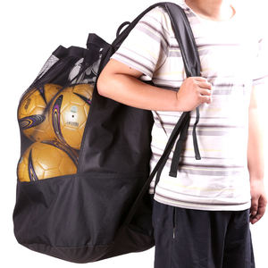 Bolsa de malla grande para balones de fútbol, resistente, con cordón, para almacenamiento de balones deportivos, para fútbol, voleibol, baloncesto, mochila deportiva - Product Image 3