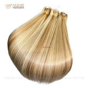Vietnamien Remy 100% Extensions de cheveux humains pur brut non transformé vierge cheveux crus point culminant couleur trame Double dessiné - Product Image 5