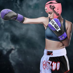 Farabi Wholesale High Quality Pro-Series Boxing Gloves Muay Thai Training MMA Hook Loop Closure PU Leather Adjustable Wrist - Product Image 5