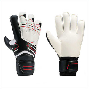 Gants de gardien de but de football Econex Sports, doigts entièrement couverts, bleu orange, cuir PU, silicone antidérapant, respirant, fermeture à boucle et crochets - Product Image 2