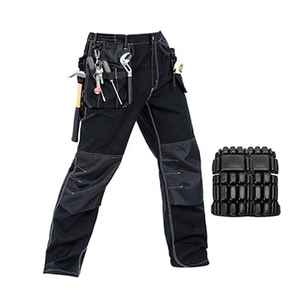 SUMROOS <b>Working</b> Clothes Men's <b>Black</b> Workwear <b>Pants</b> Multi Pockets <b>Working</b> Uniforms Pockets for Tools Custom Men's Snow <b>Pants</b> - Product Image 2
