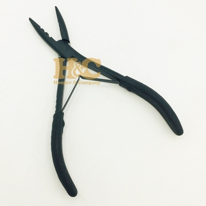 Alicates para Extensiones de Cabello de 3 Orificios, Herramienta Profesional de Acero Inoxidable de Grado Quirúrgico, Alicates para Aplicación de Cinta Adhesiva de Larga Duración - Product Image 6