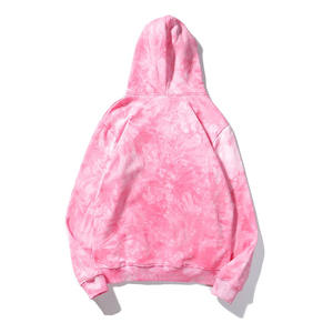 Sudadera con Capucha Corta de Estilo Liso y Moderno, Impermeable, con Estampado Tie Dye, para Mujer - Product Image 3