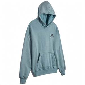 Sudadera con Capucha para Hombre, Estilo Deportivo, Transpirable, 100% Algodón Tejido, 340 GSM, Invierno, Último Modelo, Color Sólido, Personalizable - Product Image 2