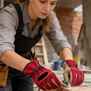 Guantes de trabajo de seguridad para hombres adultos, ligeros, antiestáticos y resistentes al calor, talla XL, guantes de trabajo anticorte para construcción - Product Image 3