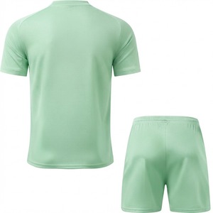 Unisex Soccer Jersey Kit Solid Color Short Sleeve Moisture <b>Wicking</b> Breathable Quick Dry Polyester Adult Uniforms - Product Image 5