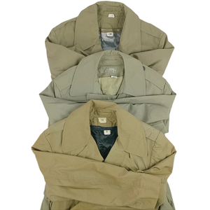 Abrigo Largo Impermeable para Hombre, para Montar a Caballo, en Negro/Marrón, 100% Algodón, con Relleno de Plumón de Ganso Gris - Product Image 6