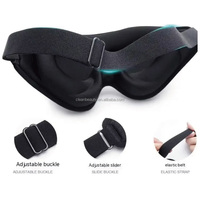 Antifaz 3D de Espuma Viscoelástica Contorneada 25x10cm 100% Bloqueo de Luz Antifaz con Peso para Yoga y Meditación Compatible con Alivio de Presión para las Cuatro Estaciones