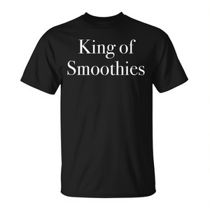 T-shirt King Of Smoothies a maniche corte, girocollo, abbigliamento promozionale unisex per adulti - Product Image 2