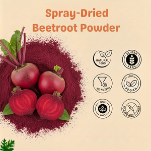 Polvo de Remolacha Orgánico Liofilizado - Fuente Natural de Nitratos y Hierro, Energía, Apoyo Sanguíneo, Color Rojo Vibrante, Malla Fina, A Granel - Product Image 3
