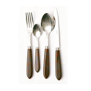 Juego de Cubiertos Tradicionales de Acero Inoxidable, 6 Piezas, con Mango de Cuerno, Vajilla de Cuerno, para Fiestas - Product Image 5