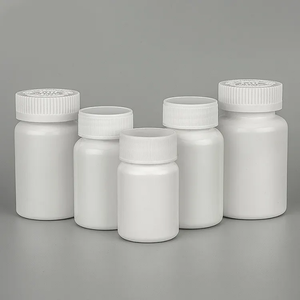 Sello de Bomba para Envases de Cápsulas de HDPE para Medicamentos, Certificado ISO 9001, Botellas de Diseño Personalizado, Envases Cilíndricos Industriales Nuevos para Medicamentos - Product Image 6