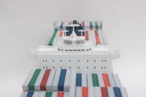 APL Container Ship (สายประธานอเมริกัน)-โมเดลเรือไม้สำหรับตกแต่งสำนักงานหรือของขวัญทางธุรกิจ - Product Image 5