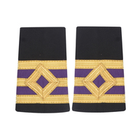 Épaulettes d'uniforme personnalisées en PVC/Nylon, multifonctionnelles, style uni et tendance, avec broderie écologique et logo sur mesure