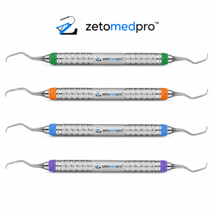 Cureta Periodontal Pattison Gracey Lite 7/8 Premium, Instrumento de Acero Inoxidable para Raspado y Planificación Radicular, OEM Zetomed Pro - Product Image 1