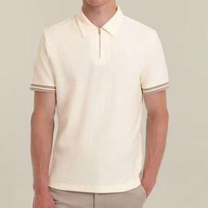 เสื้อโปโล OEM แบรนด์ส่วนตัว เสื้อโปโลประสิทธิภาพสูง ซับเหงื่อ แห้งเร็ว จัดส่งรวดเร็วสำหรับทีมกอล์ฟ - Product Image 1