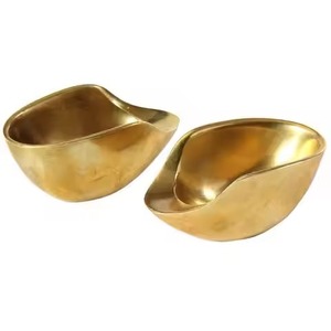 Wedding Special Metal Dry Fruit Bowl Snack Holder Decorative Serving Dish Tableware Gift - Product Image 1