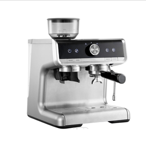 Cafetera Espresso automática para uso doméstico Construcción de acero inoxidable con sistema de agua caliente Molinillo de granos Espumador de leche - Product Image 2