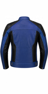 Veste de moto en cuir imprimée en couleur personnalisée |   Fabricant OEM ODM |   Qualité de conception haut de gamme |   Vêtements de course |   Toutes les saisons - Product Image 2