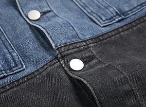 Veste en jean pour homme, 100% coton, logo personnalisé, haute qualité, respirante, écologique, séchage rapide, pour usage extérieur, vente en gros - Product Image 5
