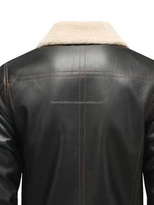 Chaqueta de cuero para hombre, diseño único, superventas, precio económico, chaqueta de invierno elegante y ajustada de alta fabricación para hombre - Product Image 2