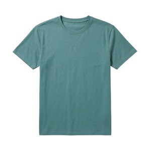 Mens short Sleeve O-Neck Tops 100% Cotton/Polyester Blend Lightweight Comfortable Blank <b>Design</b> Wholesale Custom Logo Men t-shirt - Product Image 4