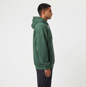 Sweat à capuche oversize pour homme, coupe ample, épaules tombantes, 100% polyester polaire, style streetwear, hiver, avec cordon de serrage - Product Image 5