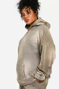 Ensemble de survêtements amples et surdimensionnés de qualité supérieure pour femmes, vêtements décontractés surdimensionnés, sweat-shirt à capuche et pantalon de jogging - Product Image 3