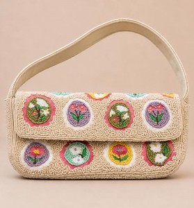 <b>Colourful</b> Turtle Seed Beaded Purse For Events Party Gift Evening ClutchHandcrafted Custom Pattern Hand Beadwork Crossbody Bag - Product Image 4