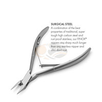 Pince à ongles professionnelle conique pour pédicure, en acier inoxydable, pour ongles incarnés, coupe-ongles d'orteil à ouverture large, pour bébé
