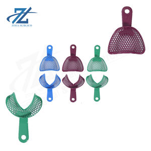 ถาดพิมพ์ฟันสแตนเลสแบบมืออาชีพสำหรับการบูรณะฟันปลอมแบบเต็มปาก ใช้งานด้วยมือ (แพ็ค 3 คู่)-Zoha Surgico ZS-8040 - Product Image 3