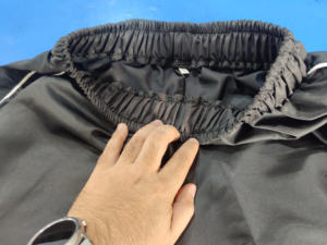 Pantalón deportivo holgado de alta calidad para hombre, ropa de calle cortavientos, pantalones de chándal antiarrugas de nailon con cordón, Formal de color medio - Product Image 2