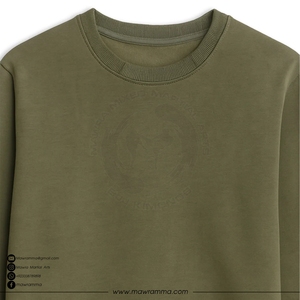 Sweat-shirt en molleton coton/polyester épais 220g, broderie personnalisée, unisexe, pull d'hiver, vente en gros OEM, haute qualité - Product Image 4