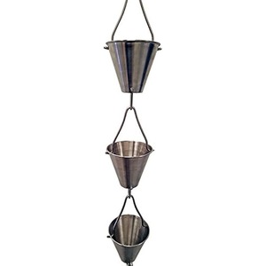 Chaîne de pluie décorative en métal pour un style de jardin et de terrasse tendance - Product Image 2