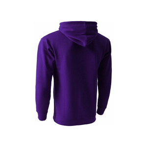 Sudadera con Capucha Morada para Hombre, Corte Regular, Felpa de Algodón, Informal, con Bolsillo Delantero, para Otoño - Product Image 5