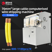Prix d'usine Turing TR-880XL Machine à dénuder les câbles robuste 70 mm² pour grands câbles d'alimentation informatiques Dénudeur de fils automatique