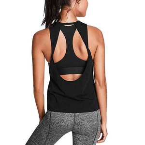Camiseta sin mangas de cuello redondo para mujer, de color sólido, transpirable, de poliéster tejido, para uso casual. - Product Image 5