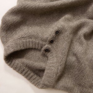 Men's Fashion Casual <b>Henley</b> Sweater <b>Long</b> <b>Sleeve</b> Knitted Pullover Button Neck Warm Soft Winter Knitwear Custom Design Wholesale - Product Image 4