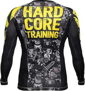 Camiseta de Compresión Raglán Personalizada con Diseño Gráfico, de Gran Peso, para Hombre, de Secado Rápido, Alta Elasticidad, Ropa de Gimnasio, Culturismo, Fitness - Product Image 3