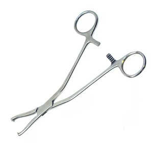 M.A SIDDIQUE INTERNATIONAL Ensemble d'instruments chirurgicaux orthopédiques personnalisés : Pince à os Dingman à manche courbé - Product Image 4