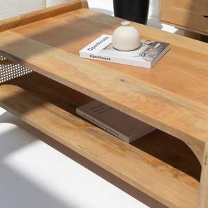 โต๊ะกาแฟหวายไม้แวนดานา แอสตร้า โนวา สำหรับห้องนั่งเล่นสมัยใหม่และการตกแต่งสไตล์ร่วมสมัย - Product Image 4