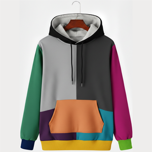 Sudadera con Capucha Unisex Estilo Casual Urbano, con Diseño Bordado en Felpa de Algodón 100% Premium, Sudadera de Invierno con Bolsillo - Product Image 1