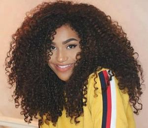 Perruque FULL LACE wig naturelle bouclée, cheveux humains, bon marché, offre spéciale - Product Image 6