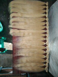 Extensions de cheveux vierges indiens Remy de qualité supérieure, blond 613, double trame machine, vente en gros, extensions de cheveux indiens Temple blond 613 - Product Image 4