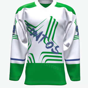 เสื้อฮอกกี้น้ำแข็งแบบสั่งทำพิเศษ น้ำหนักเบา ขนาดใหญ่พิเศษ ปักลายตามสั่ง ขายส่งสำหรับวิทยาลัย ผลิตจากโพลีเอสเตอร์ 100% - Product Image 5