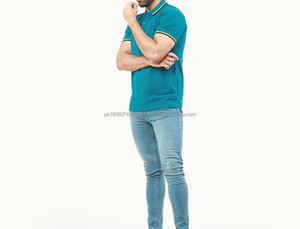 Polo de algodón piqué al por mayor de alta calidad, estilo informal ajustado unisex con logotipo personalizado para hombres y mujeres - Product Image 3