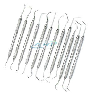 Kit d'instruments de prophylaxie, ensemble d'instruments d'hygiène et de soins dentaires en acier inoxydable - Product Image 3