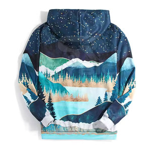 Sudadera con Capucha Sublimada para Hombre, Colores Vivos, Impresión Duradera, Anti-Decoloración, Ropa de Marca Personalizada, Calidad Premium, Prendas de Invierno - Product Image 2