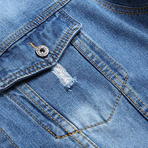 Chaqueta de Mezclilla para Hombre, Talla Grande, Personalizada, Diseño de Última Moda, Precio Económico, Servicio OEM, Chaqueta de Invierno para Hombre - Product Image 4