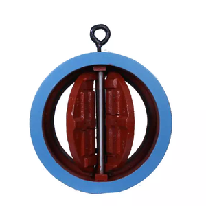 Válvula de Retención de Agua de Alta Temperatura de Doble Placa de Hierro Fundido Tipo Wafer con Sellado de PTFE/EPDM Manual OEM 4 Pulgadas C-Way - Product Image 4